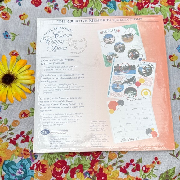 🩷 Creative Memories; VINTAGE & NWT! 3 Circle Cutting Patterns & Sizing Template! - Picture 3 of 9